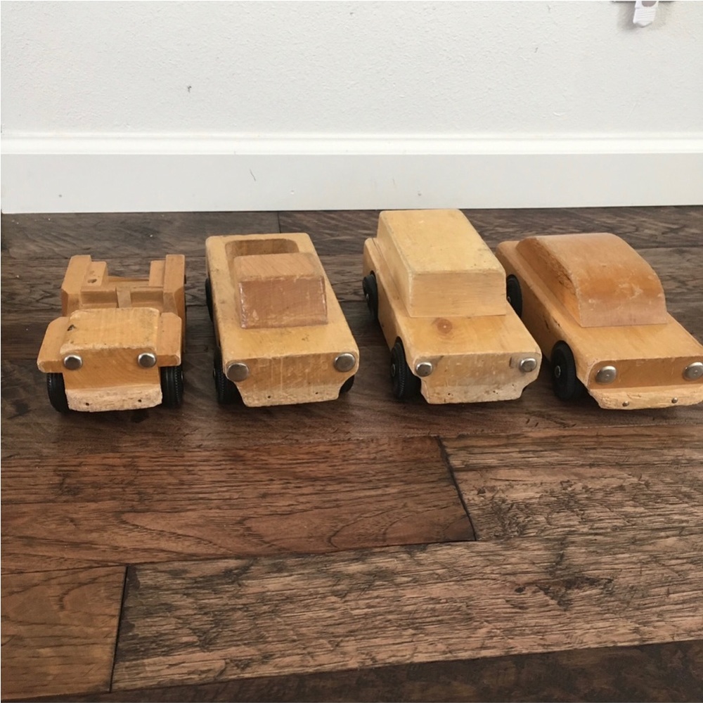 Vintage Playskool Wood Cars